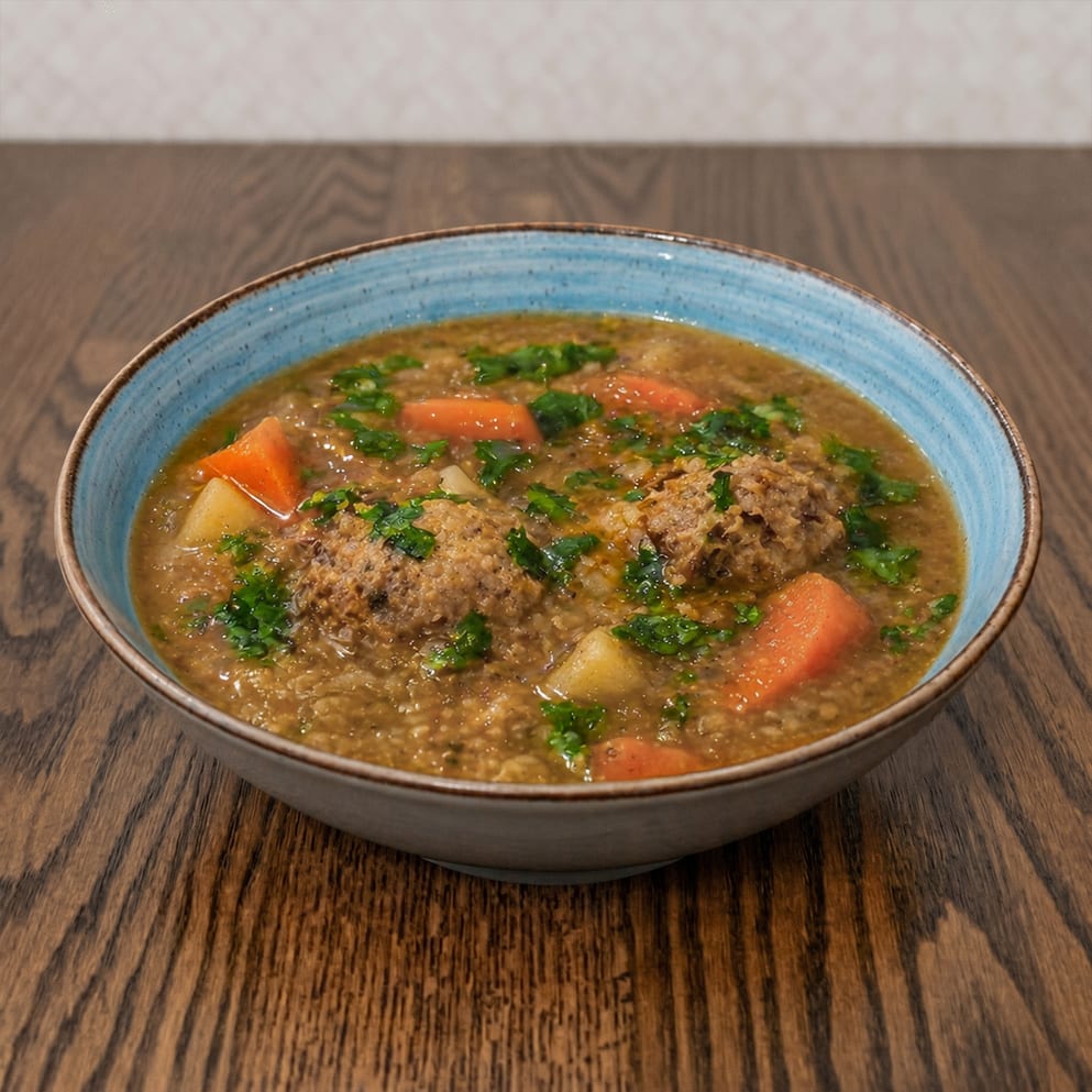 Albondigas Soup - Bowl.